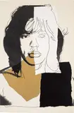 Mick Jagger (F & S. 146) by Andy Warhol, 1975, Screenprint in colours, on Arches Aquarelle (Rough) paper, the full sheet, sold Jan 2021