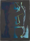 Love (F & S. 312) by Andy Warhol, 1983, Unique screenprint in colours, on black wove paper, with full margins, sold Jan 2021