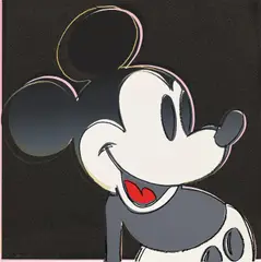Andy Warhol, Mickey Mouse, from Myths (F & S. 265), 1981, Screenprint in colours with diamond dust, on Lenox Museum Board, the full sheet