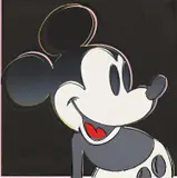 Mickey Mouse, from Myths (F & S. 265) by Andy Warhol, 1981, Screenprint in colours with diamond dust, on Lenox Museum Board, the full sheet, sold Jan 2021