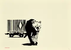 Barcode by Banksy, 2004, Screenprint, on wove paper, with full margins, sold Jan 2021