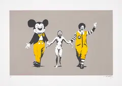 Banksy, Napalm, 2004, Screenprint in colours, on wove paper, with full margins