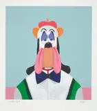 George Condo, Droopy Dog Abstraction, 2017, Screenprint in colours, on Coventry Rag paper, with full margins