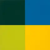 Quattro Colori (Four Colours) (B. 138) by Gerhard Richter, 2008, Lacquer in four unique colours on Alu-Dibond plate, mounted on wood, sold Jan 2021
