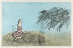 Kiki Smith, Come Away From Her (After Lewis Carroll), 2003, Etching and aquatint with drypoint, sanding and hand-colouring in watercolour, on Lavis Fidelis En Tout Cas paper, with full margins