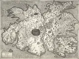 Grayson Perry, Map of an Englishman, 2004, Etching from four plates, printed on one sheet of Rives paper, with full margins