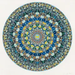 Damien Hirst, Mantra, 2011, Screenprint in colours with diamond dust, on Somerset paper, with full margins