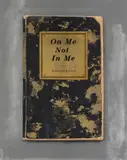 Harland Miller, On Me Not In Me, 2015, Screenprint in colours with gold leaf, on wove paper, the full sheet
