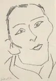 La Vie et la mort de Richard Winslow (The Life and Death of Richard Winslow) (Frontispiece de Henri Matisse) (D. 18) by Henri Matisse, 1947, Lithograph, on wove paper, with full margins, the sheet bound (as issued) contained as the frontispiece in the complete , sold Jan 2021