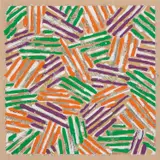 Jasper Johns, Untitled (U.L.A.E. 13), 1977, Screenprint in colours, on Patapar printing parchment, with full margins (larger lower margin)