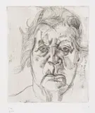 Lucian Freud, The Painter's Mother (final version) (H. 20; F. 22)