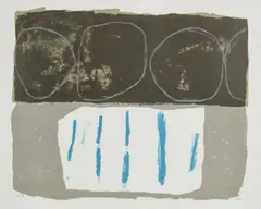 Arran (A. 12) by William Scott, 1960, Lithograph in colours, on Crispbrook handmade paper, with full margins, sold Jan 2021