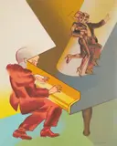 Allen Jones, Come Dancing, from Sheet Music, 2003, Screenprint in colours, on wove paper, the full sheet