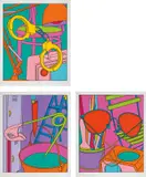 Michael Craig-Martin, Intimate Relations, 2001, The complete set of three screenprints in colours, on wove paper, with full margins
