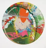 Beautiful, Galactic, Exploding Screenprint (Spin) by Damien Hirst, 2001, Screenprint in colours, on wove paper, with full margins, sold Jan 2021