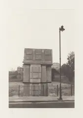 House, from Stützmappe (Support Portfolio) by Rachel Whiteread, 1995, Photogravure etching, on Somerset paper, with full margins, sold Jan 2021