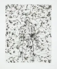 Antony Gormley, Domain, 2000, Aquatint and drypoint, on wove paper, with full margins