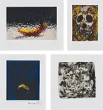 Various Artists, Turps Banana, 2011, The complete set of four digital prints in colours with screenprinted glaze, on wove paper, with full margins