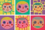 Donald Baechler, Coney Island, 1994, screenprint in colors