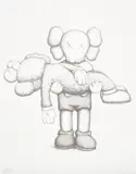 Kaws, COMPANIONSHIP IN THE AGE OF LONELINESS, 2019, Screenprint, on Arches Aquarelle paper, with full margins, with accompanying limited edition exhibition catalogue and original grey Wibalin Buckram-bound presentation box