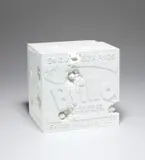 Daniel Arsham, Eroded Brillo Box, 2020, Cast resin multiple, contained in the original foam-lined presentation box