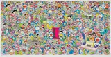 That Sounds Good, I Hope You Can Do That by Takashi Murakami, 2019, Screenprint in colours with cold stamped gold foil, on wove paper, with full margins, sold Jan 2021