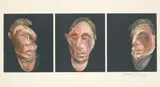 Francis Bacon, Trois études pour un autoportrait (after, Three Studies for a Self-Portrait 1983) (S. 26, T. 28)