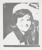 Jacqueline Kennedy I (Jackie I), from 11 Pop Artists, Volume I (F. & S. 13) by Andy Warhol, 1966, Screenprint in silver, on wove paper, with full margins, sold Jun 2021