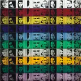 Portrait of the Artists, from Ten from Leo Castelli (F. & S. 17) by Andy Warhol, 1967, One hundred screenprints in black, on acrylic boxes in 10 colours, sold Jun 2021