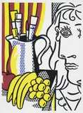 Roy Lichtenstein, Still Life with Picasso, from Hommage à Picasso (C. 127), 1973, Screenprint in colours, on Arches 88 paper, with full margins