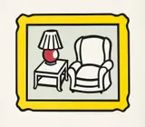 Roy Lichtenstein, Red Lamp (C. 279), 1992, Lithograph in colours, on BFK Rives paper, with full margins