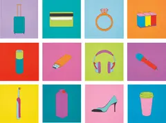 Michael Craig-Martin, Objects Of Our Time, 2014, The complete set of 12 screenprints in colours, on Somerset Satin paper, the full sheets