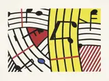 Roy Lichtenstein, Composition IV (C. 293), 1995, Screenprint in colours, on BFK Rives paper, with full margins