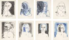 Tracey Emin, These Feelings Were True, 2020, The complete set of eight lithographs in colours, on Somerset Velvet paper, with full margins