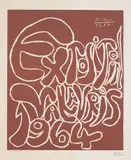 Exposition Vallauris (Vallauris Exhibition) (Bl. 1301, Ba. 1354, C. 53) by Pablo Picasso, 1964, Linocut, on Arches paper, with full margins, sold Jun 2021