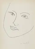 Le Signe de Vie (The Sign of Life) (D. 13) by Henri Matisse, 1946, Lithograph, on BFK Rives paper watermarked Bordas , with full margins, the sheet bound (as issued) contained as the fron, sold Jun 2021