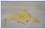 Francesco Clemente, Semen, 1987, Etching and aquatint in colours with silver collage, on Fabriano Rosaspina paper, with full margins