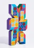 Victor Vasarely, TER-A, 1980, Wood multiple hand-painted in colours