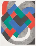 Sonia Delaunay, Composition, 1969, Etching and aquatint in colours, on Arches paper, with full margins