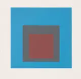 Hommage au Carré (Tribute to the Square): one plate (D. 160.11) by Josef Albers, 1965, Screenprint in colours, on J. Perrugot Arches Special MBM paper, with full margins, sold Jun 2021