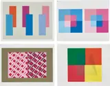 Interaction of Color by Josef Albers, 1973, The complete set of 80 screenprints in colours, on wove paper, with full margins, some with cut-out overlays, the sheets, sold Jun 2021