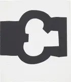 Eduardo Chillida, London II (Homage to Annely Juda) (K. 95009), 1995, Screenprint with embossing, on Paperki paper, the full sheet