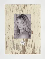 Kate, from Stars by Peter Blake, 2010, Screenprint in colours with photo collage and diamond dust, on wove paper, with full margins, sold Jun 2021