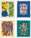 John Piper, The Seasons: Spring, Summer, Autumn and Winter (L. 329-332), 1981, The complete set of four etchings in colours, on Arches paper, with full margins