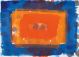 Howard Hodgkin, For Jack, 2005, Etching and aquatint in colours with carborundum and hand-colouring in acrylic, on Arches paper, the full sheet