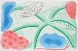 Landscape with a Plant (M.C.A.T. 293) by David Hockney, 1986, Home-made print executed on an office colour copy machine, on Arches Text paper, the full sheet, sold Jun 2021