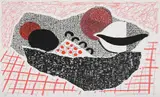 Lemons & Oranges by David Hockney, 1986, Home-made print executed on an office colour copy machine, on Arches Text paper, the full sheet, sold Jun 2021