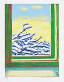 My Window, iPhone drawing ‘No. 610’, 23 December 2010 by David Hockney, 2010/2019, iPhone drawing in colours, printed on archival paper, with full margins, sold Jun 2021