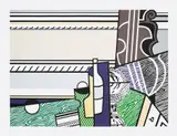 Roy Lichtenstein, Still Life with Crystal Bowl (C. 150), 1976, Screenprint and lithograph in colours, on BFK Rives paper, with full margins