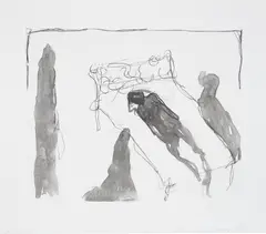 She Watched by Tracey Emin, 2017, Lithograph, on Somerset paper, with full margins, sold Jun 2021